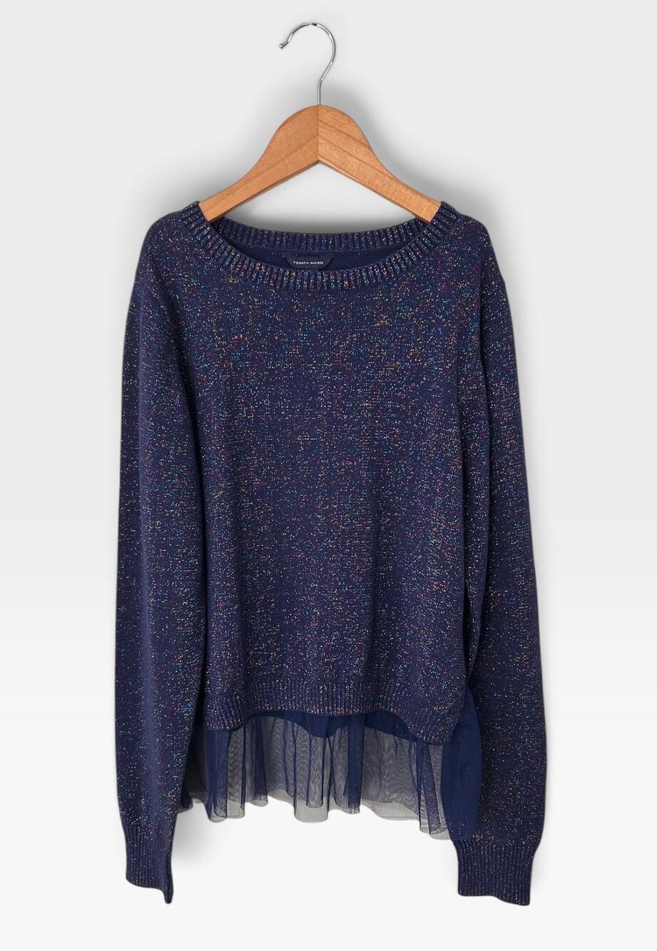 Tommy Hilfiger Girls’ Sparkle Knit Sweater, Size 16